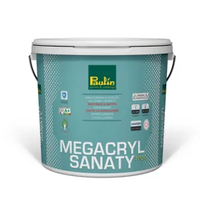 Smalto murale acrilico superlavabile Megacryl Sanity Free